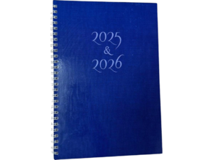 Ημερολόγιο Εβδομαδιαίο σπιράλ 2025 & 2026 17x25cm σε διάφορα χρώματα